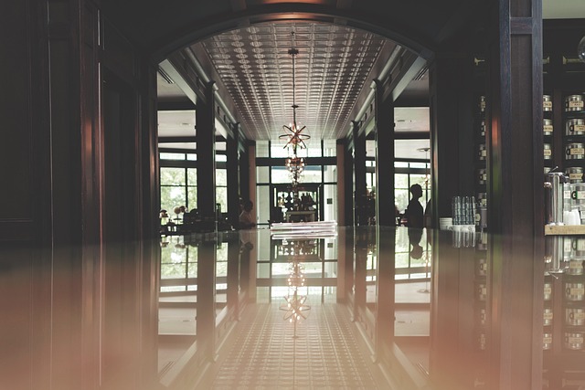 lobby in city-buildings